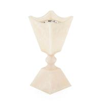 Brûleur d'encens Bakhoor du Qatar, résine haut de gamme, design arabe moderne, durable, écologique, fait main, jaune, 11 pouces, cadeau spécial du Golfe