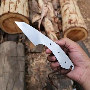 Couteau JEXMOO personnalisé fait à la main en acier Damas, lame vierge multifonctionnelle à motif goutte de pluie, avec un cadeau parfait, couteau pour usage extérieur - Product Image 2