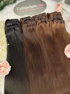 Precio de fábrica al por mayor trama vietnamita Extensiones de Cabello Humano Máquina trama pelo hecho en Vietnam - Product Image 2