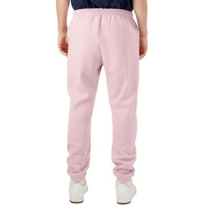 Light Pink Unisex Custom Fleece Sweatpants Jogger With Side Pockets for <b>Trousers</b> <b>Winter</b> - Product Image 3