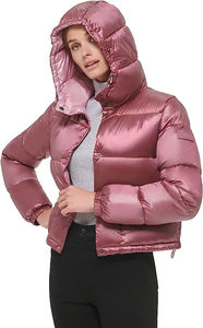 Chaquetas de Invierno al por Mayor para Mujer, de Poliéster Transpirable, Acolchadas, con Logotipo Personalizado Impreso, Tejidas, Tipo Puffer - Product Image 2