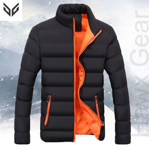 Chaquetas de invierno acolchadas de primera calidad para hombre de alta calidad, de diseño personalizado Pakistán hecha en tela de lona, venta al por mayor - Product Image 3