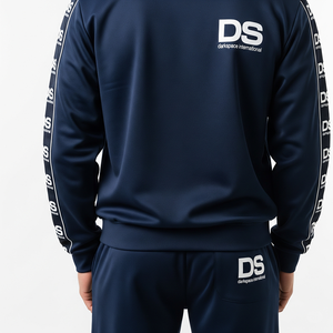 2025 personnalisable hommes vêtements de sport décontractés respirant confortable 100% coton polaire coupe ample 380g ensembles de survêtement pour l'hiver - Product Image 2