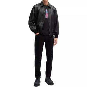 Winter <b>Men</b> <b>Bomber</b> <b>Jacket</b> Wholesale Factory Price Custom Logo Streetwear <b>Varsity</b> Baseball Style Casual Fashion Outerwear <b>Jackets</b> - Product Image 6