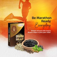 Capsules Patanjali Divya Swarna Shilajit 8g, complément alimentaire ayurvédique à base de plantes, soutien immunitaire, gestion de l'énergie pour les hommes, les femmes enceintes