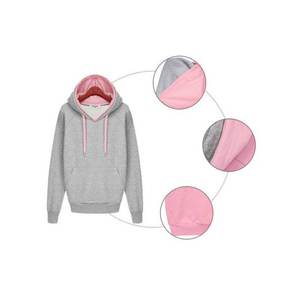 Proveedor Mayorista de Sudaderas con Capucha para Mujer, Transpirables, Antiarrugas, Ecológicas, Servicio OEM, Logotipo Personalizado en la Parte Delantera - Product Image 2