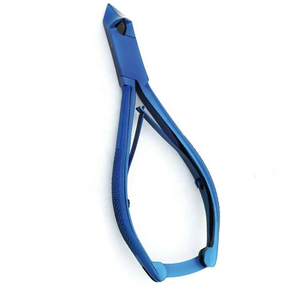 Pinza para cutículas de uñas de doble resorte de acero inoxidable de alta calidad, apertura de mandíbula ancha para salón, herramienta profesional para uñas de los pies - Product Image 5