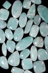 Amazonite naturelle de forme mixte, cabochon pour la fabrication de bijoux, vente en gros de pierres précieuses en vrac, fournisseur de bijoux à prix d'usine - Product Image 2
