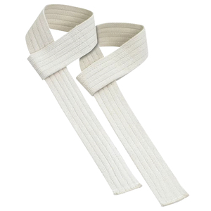 Poignet d'haltérophilie en coton personnalisé avec marque privée Sangles de levage personnalisées Poignets en coton - Product Image 4