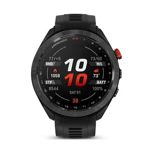 Montre de golf GPS haut de gamme The Promo Approach S70 41-43mm avec carte SIM, suivi du sommeil et fonction d'appel - Noir - Product Image 1