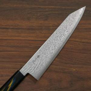 SCL haute qualité en cuir gaine Chef couteau à la main en acier damas Pakka manche en bois pour cuisine utilisation coupe de légumes Minimum - Product Image 3