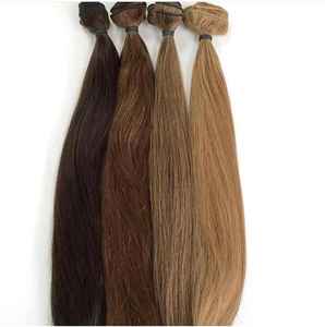 GREAT DEALS NATURAL INDIAN HUMAN <b>HAIR</b> 100% VIRGIN REMY <b>EXTENSIONS</b> WIGS for SOFT SMOOTH DURABLE <b>SEAMLESS</b> BLEND Silky Straight - Product Image 6