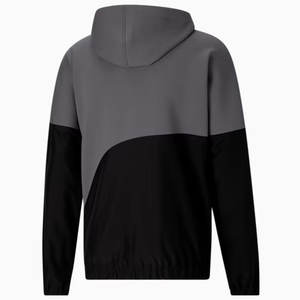 Ensemble de pantalon de survêtement coupe-vent 100% coton à la mode hivernale pour hommes Style décontracté respirant Logo personnalisé imprimé solide à capuche - Product Image 4