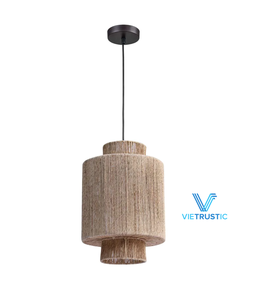 ไม้ไผ่ปอกระเจากรอบโคมไฟแชนเดอเลียร์ออกแบบอย่างยั่งยืนการออกแบบอื่นๆของตกแต่งสำหรับบ้าน - Product Image 1