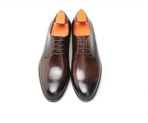 Acheter maintenant Chaussures Derby en cuir naturel véritable pour hommes Semelle intérieure supérieure en cuir formel souple confortable, y compris haute qualité tendance - Product Image 1