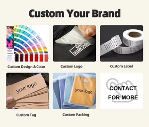 Pantalones cortos de lona de cintura media para hombre con cierre de cintura elástica Patrón sólido Tejido de punto Tinte liso Servicio OEM disponible - Product Image 5