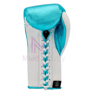 Gants de boxe professionnels en cuir à lacets, personnalisables, pour le sparring et l'entraînement, modèle No Life, vente en gros, les plus vendus - Product Image 5