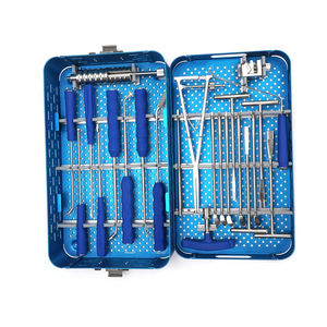 Juego de instrumentos de cirugía de columna vertebral de Neurocirugía Manual de alta calidad, Kit Caspar de acero inoxidable, Kits de instrumentos de columna ortopédica para la salud - Product Image 3