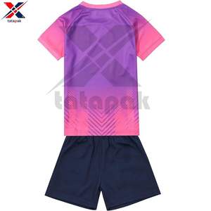 Camisetas de fútbol de alto rendimiento 100% poliéster ligero y transpirable Impresión de logotipo personalizado precio al por mayor directo de fábrica - Product Image 2