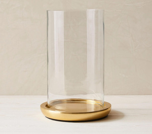 Bougeoir en métal avec couvercle en verre sur le dessus avec couleurs et tailles personnalisées au prix de gros pour la maison et la décoration de Noël - Product Image 4