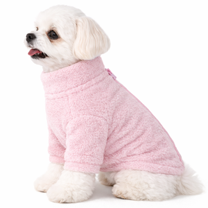 Pink Dog Fleece Plush Soft Ultra Warm Pet Pullover Cozy Winter Fleece Jacket for Small Medium Dogs Premium Cozy Wear - Product Image 3