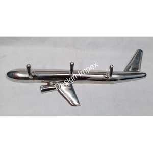 Modèles d'avion Crochets et rail pour porte et support mural en fonte d'aluminium Porte-serviettes en métal Crochet multifonctionnel et supports - Product Image 3