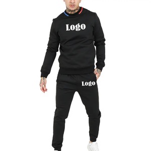 Nouveauté 2025 Survêtement de sport en molleton de coton unisexe personnalisé avec imprimé sweat-shirt et pantalon de jogging pour hommes pour l'hiver - Product Image 1