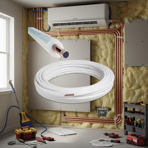 Rollo de 30m de Tubería de Cobre Aislada de 3/8, 1mm de Espesor, para Aire Acondicionado - Product Image 3