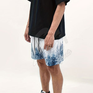 Servicio OEM, Shorts Deportivos de Malla Casual al por Mayor, Color Sólido Personalizado, 100% Poliéster, Secado Rápido, Alta Calidad, Nueva Llegada para Adultos - Product Image 3