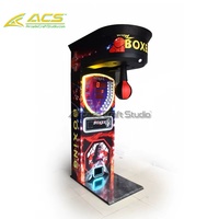 Nouvelle machine de jeu d'arcade de boxe ACS, simulateur de force de frappe à monnayeur, pour centres commerciaux et lieux de divertissement, version anglaise