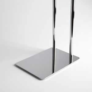 Juego de Accesorios de Baño con Soporte Cromado para 2 Toallas y Base Rectangular - Product Image 3