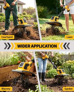 Motoculteur électrique portatif sans fil à batterie lithium pour jardin, potager, parterre de fleurs, OEM, faible MOQ - Product Image 5