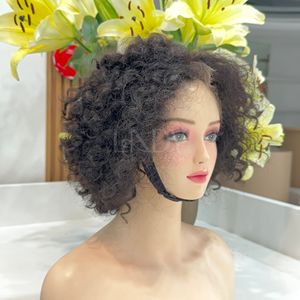 Perruques birmanes bouclées de couleur naturelle faites de 100% vrais cheveux humains vierges vietnamiens Remy de haute qualité - Product Image 3