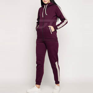 Trajes de chándal de algodón ligero de etiqueta privada Trajes de chándal de mujer al por mayor En stock Trajes de chándal de mujer - Product Image 3