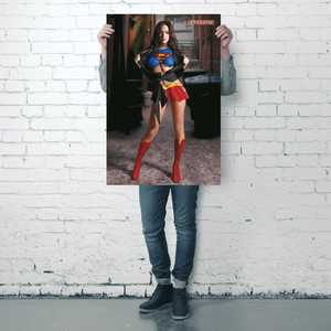 Affiche Megan Fox Superfox, style design moderne, portrait - Product Image 3
