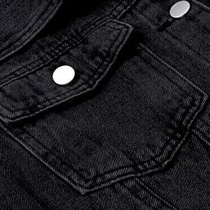 Veste en jean durable pour femmes Vêtements d'extérieur décontractés à manches longues en coton Vente en gros OEM Design de mode élégant et abordable - Product Image 5