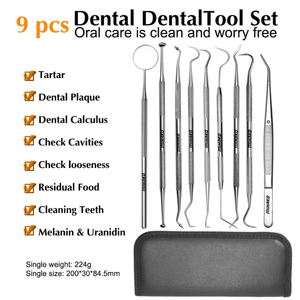 Kit de examen dental profesional Caronia Durable Resistente a la oxidación Instrumentos de potencia manuales de acero inoxidable Base quirúrgica - Product Image 6