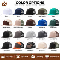 Casquette Trucker Personnalisée 7 Panneaux 100% Coton avec Dos en Maille Polyester, Visière Plate, Fermeture Snapback, Logo Personnalisé, Vente en Gros, OEM, ODM, Marque Privée