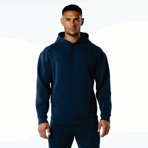 Custom 300gsm Cotton Winter Eco-Friendly Quick Dry Breathable Windproof Streetwear Fleece Drop Shoulder Hoodie High Quality - Product Image 3