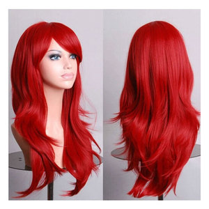 Peluca de Cosplay ondulada rizada completa de 70cm de largo, disfraz de moda, peluca de fiesta de Anime para mujer, pelo sintético suave resistente al calor - Product Image 3