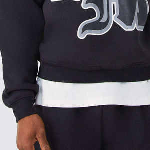 Chándal de Invierno de Alta Calidad 2025 para Hombre, con Capucha, Lavado Ácido, Estampado, Corte Ajustado, 100% Algodón, Ropa Casual de Moda - Product Image 6