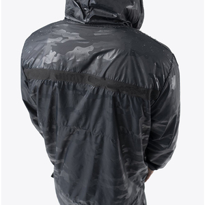 Gym Street <b>Camo</b> Pullover Hoodie Mens Windbreaker Hoodie <b>Jacket</b> Casual Wear Zipper <b>Jacket</b> Hoodies Custom Logos & Designed - Product Image 2