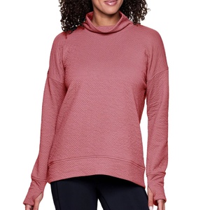 Fashion Women <b>Mock</b> <b>Neck</b> T-Shirt Long Sleeve Soft Fabric Slim Fit Daily Wear <b>Tops</b> - Product Image 1