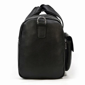 Bolso de lona de cuero de viaje para hombre 2025, portátil de cuero genuino ecológico de alta capacidad con cierre de cremallera reutilizable - Product Image 2