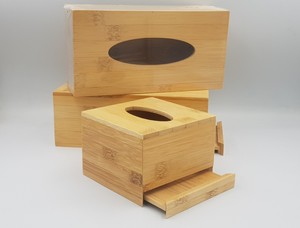 Caja de toalla de papel de bambú, hecho en Vietnam, respetuoso con el medio ambiente y duradero, alta calidad, precio de fábrica, servicio OEM - Product Image 3