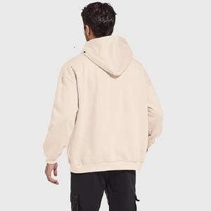 Sweat-shirt à capuche côtelé personnalisé pour homme, col rond classique, manches longues, imprimé numérique, poche, coupe régulière, hiver - Product Image 2