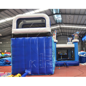 Commercial Stone Age <b>Inflatable</b> Bouncer Castle Customized PVC Theme Jumping Combo Slides Rental Amusement Park Bounce <b>House</b> - Product Image 4