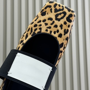 Zapatos Planos de Mujer con Estampado de Leopardo para Otoño/Invierno, Sandalias Planas con Punta Cuadrada, Modelo 2026, Zapatos Mary Jane para Mujer - Product Image 4