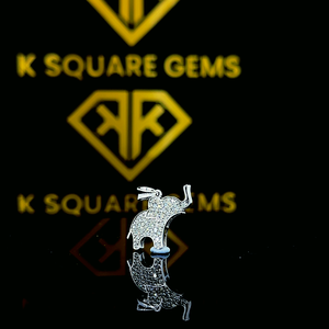 Forme personnalisable pendentif en argent sterling 925 Hip Hop VVS Moissanite diamant plaqué or 18K pour les célébrations d'anniversaire - Product Image 5