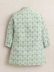 Sherwani en soie pour enfants, tenue traditionnelle pakistanaise et indienne pour mariage et fête - Product Image 3